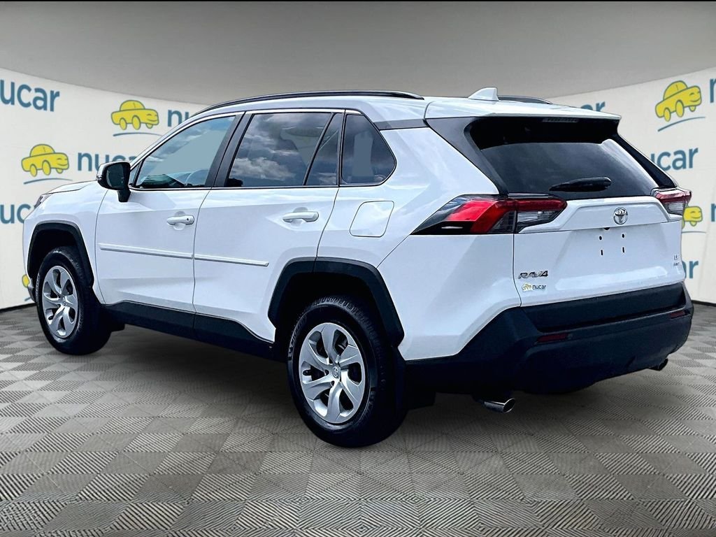 Used 2021 White Toyota LE image 4