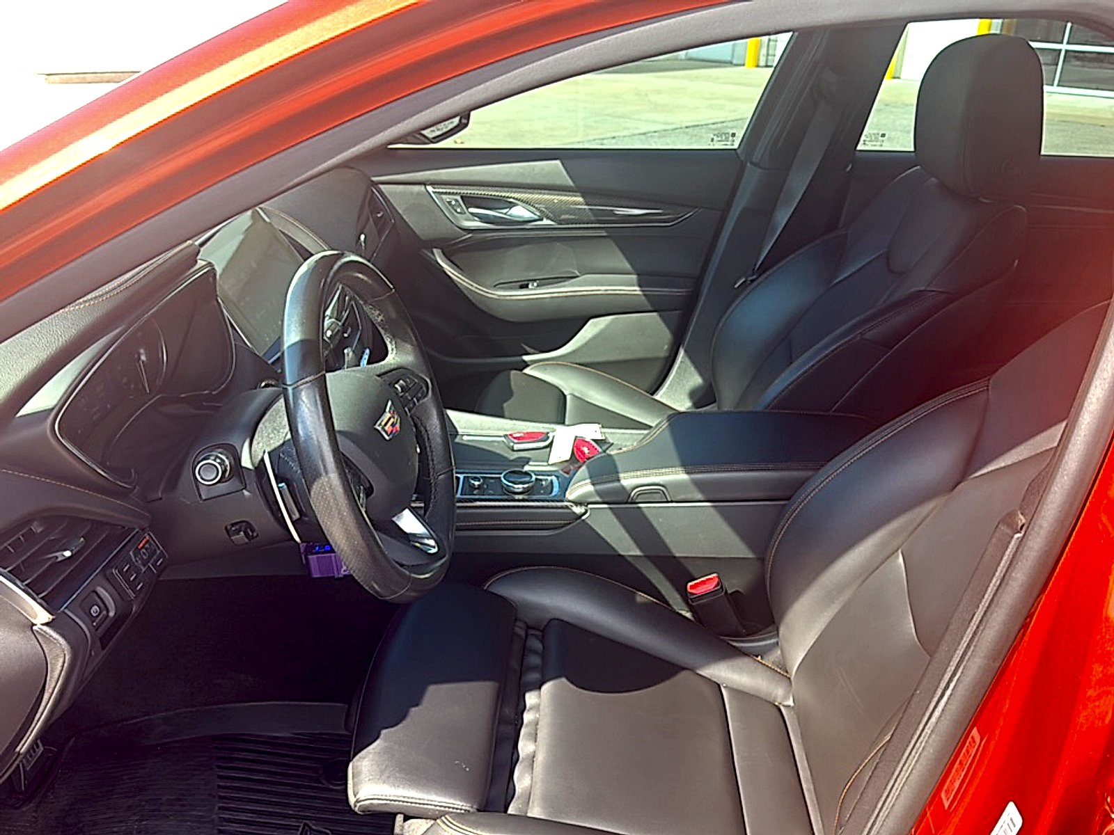 Used 2022 Blaze Orange Metallic Cadillac Sport image 7