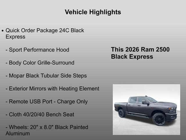 New 2026 Granite Crystal Metallic Clear-Coat Exterior Paint RAM Black Express image 35