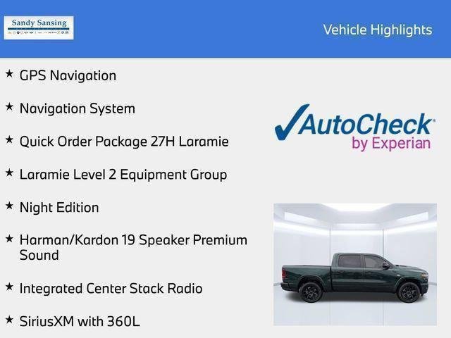 New 2026 Serrano-Green Metallic Exterior Paint RAM LARAMIE image 7