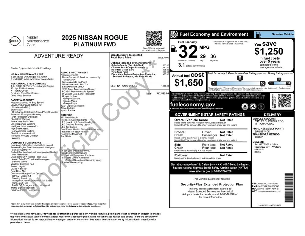 Certified Used 2025 Silver Nissan Platinum image 4