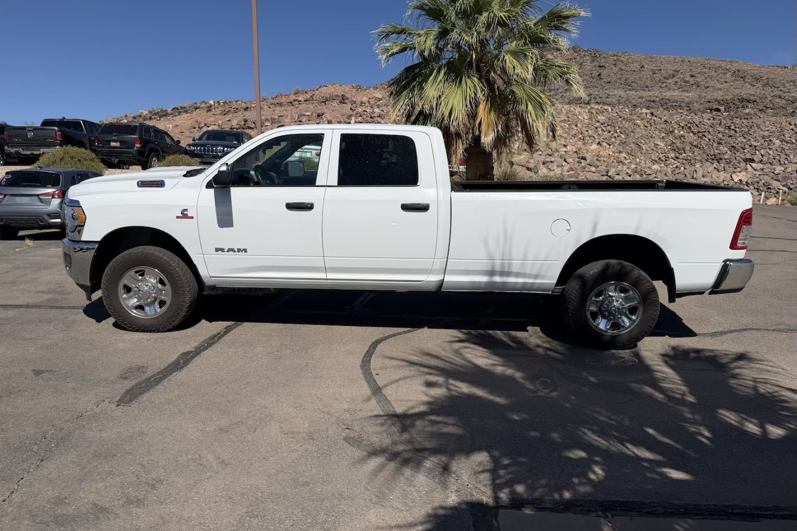 Used 2022 Bright White Clearcoat Ram Tradesman image 2