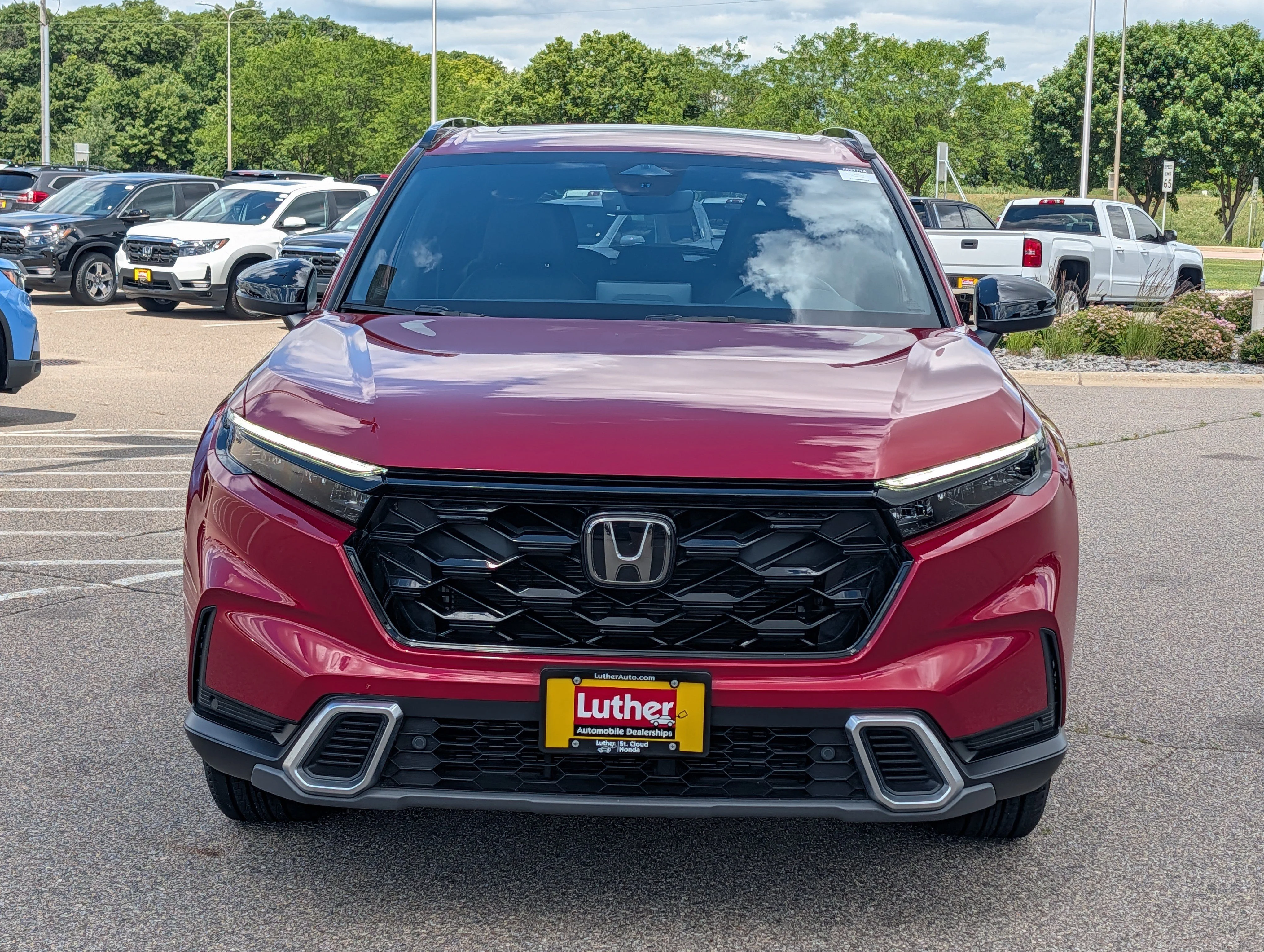 Used 2023 Radiant Red Metallic Honda Sport Touring image 2