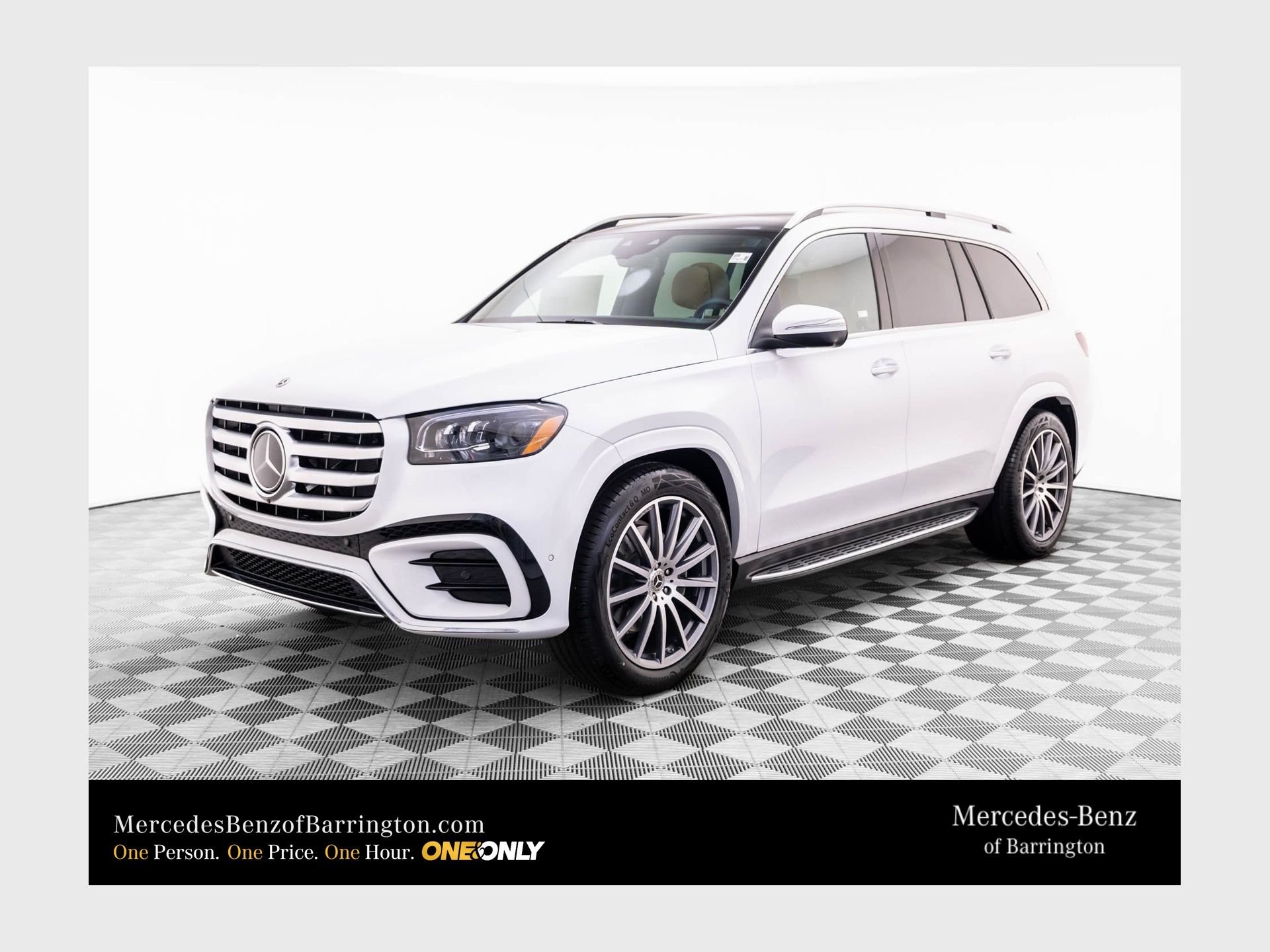 New 2026 MANUFAKTUR Moonlight White Metallic Mercedes-Benz GLS 580 image 1