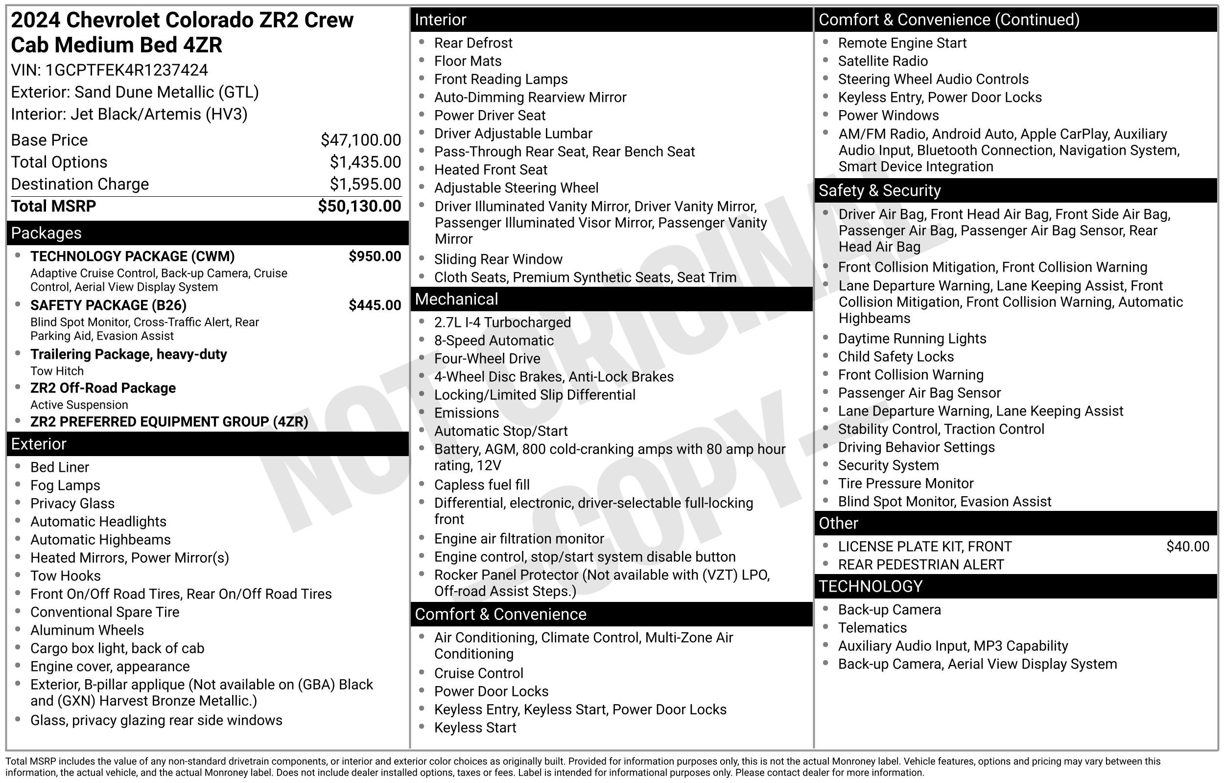 Used 2024  Chevrolet ZR2 image 28