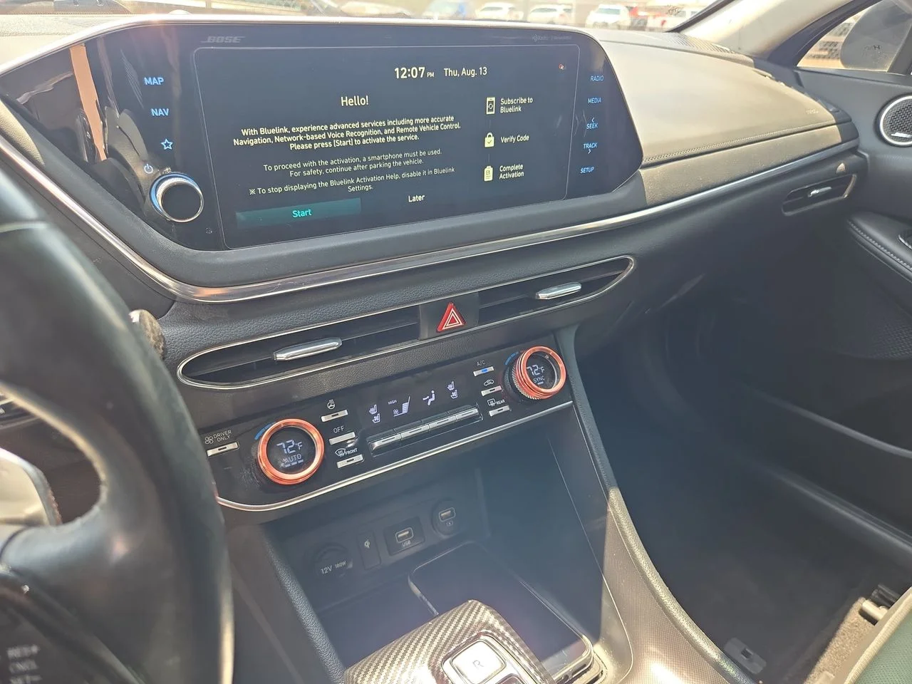 Used 2022 Nocturne Black Hyundai Limited image 11