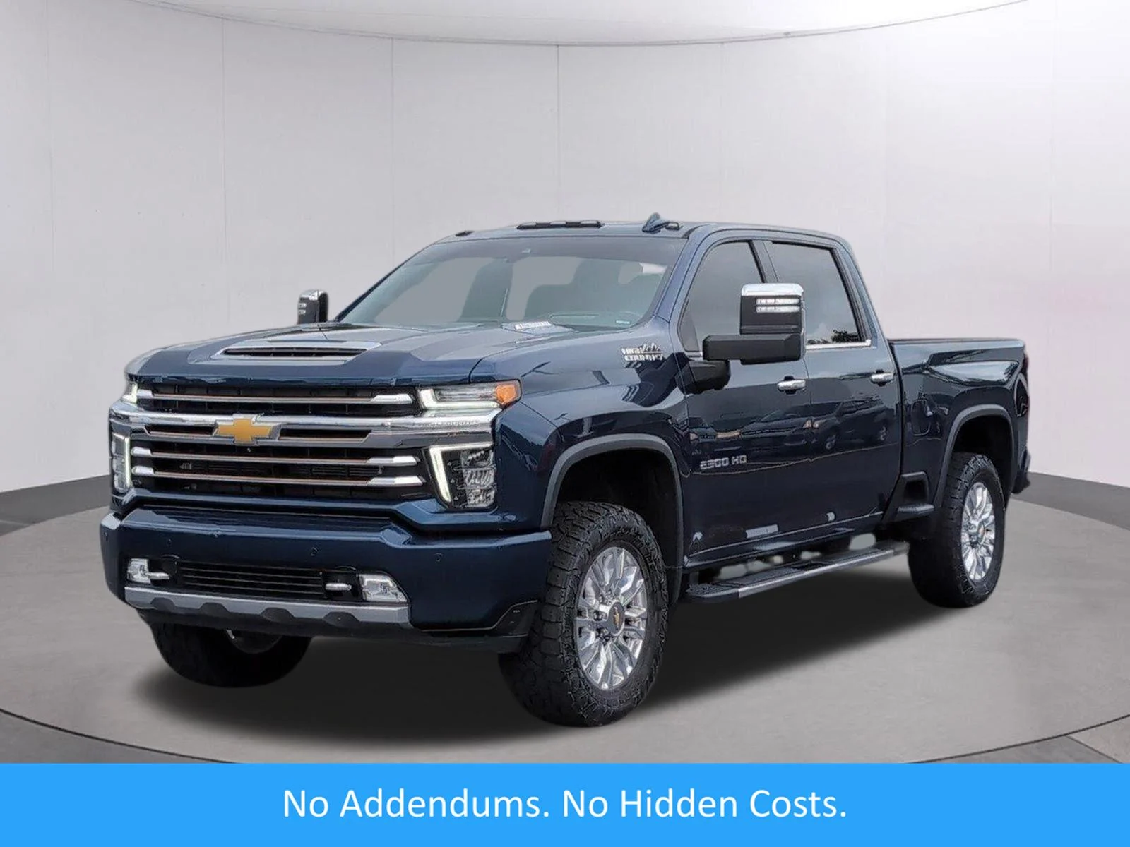 Used 2022 Northsky Blue Metallic Chevrolet High Country image 1