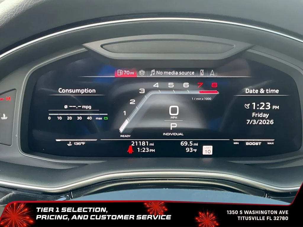 Used 2025 Red Audi 4.0T Premium Plus image 40