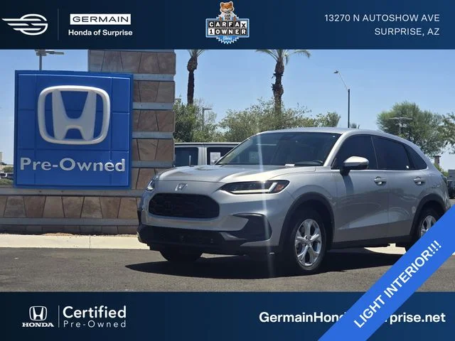 Certified Used 2024 Lunar Silver Metallic Honda 5DR 2WD LX image 1