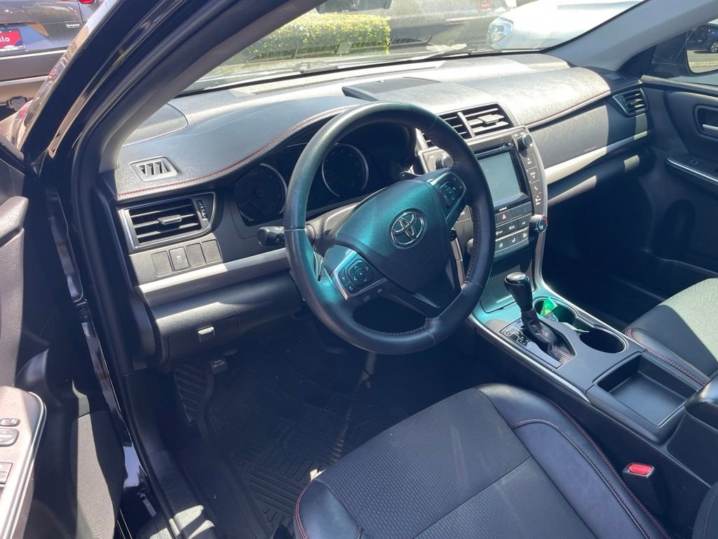 Used 2017 Midnight Black Metallic Toyota SE image 12