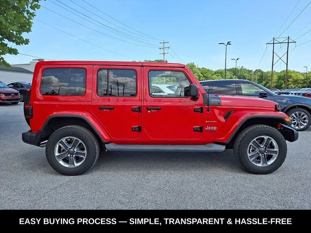 Used 2019 Red Jeep Unlimited Sahara image 9