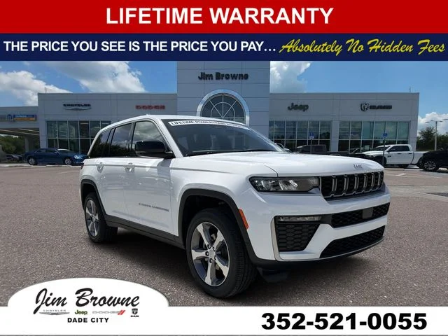 New 2026 Bright White Clear-Coat Exterior Paint Jeep Limited image 1