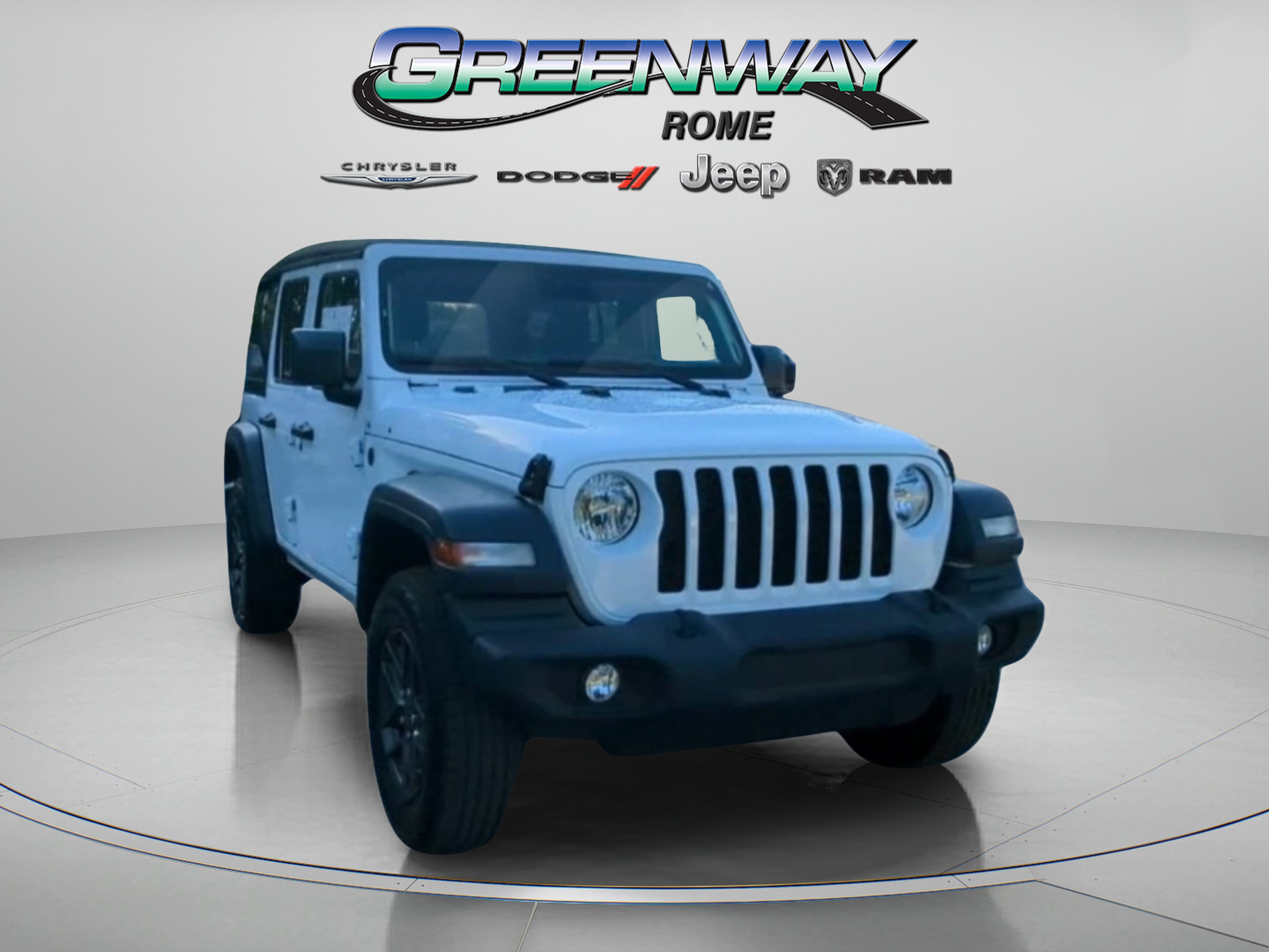 Used 2024 Bright White Clearcoat Jeep Sport S image 4
