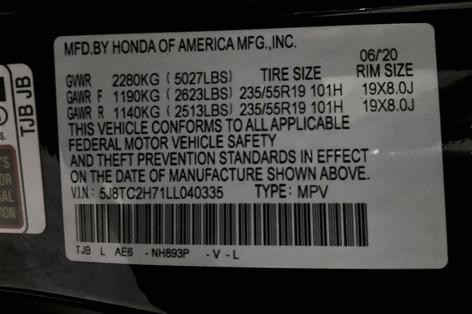 Used 2020 Majestic Black Pearl Acura w/Advance Pkg image 33