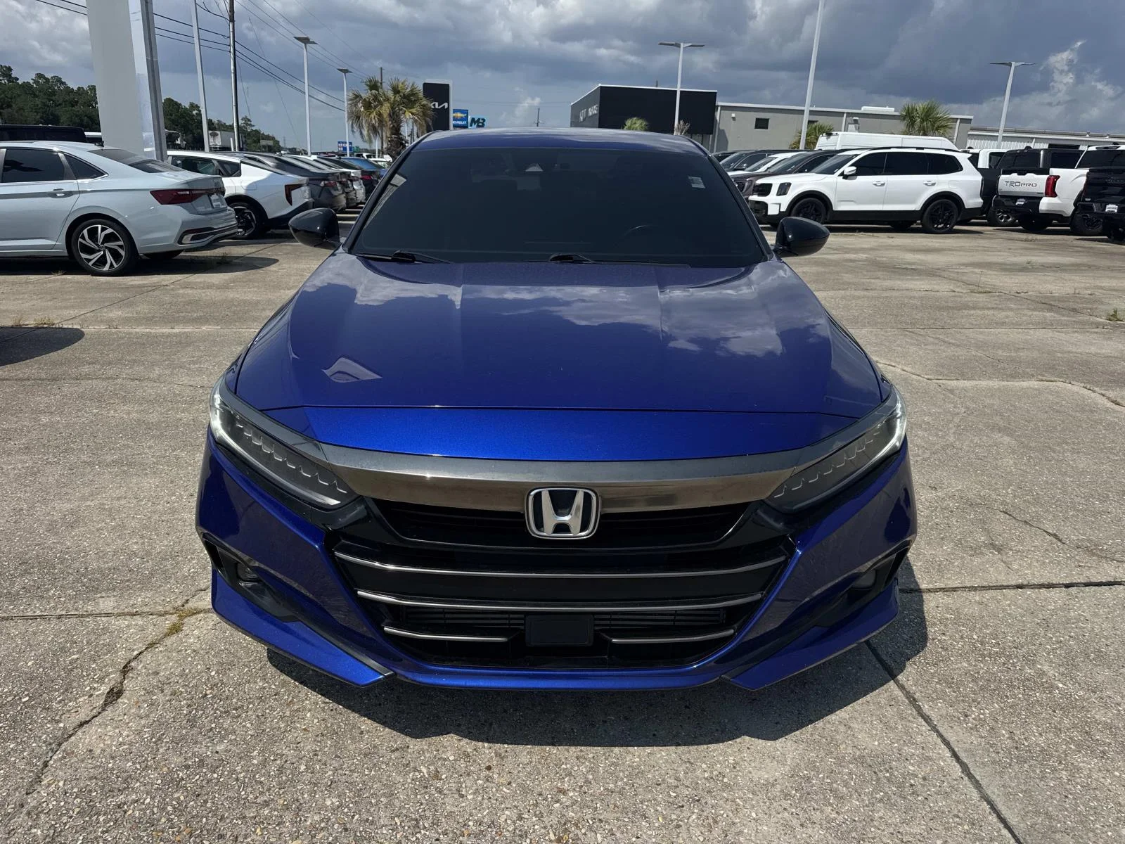Used 2021 Blue Honda Sport 1.5T CVT image 2