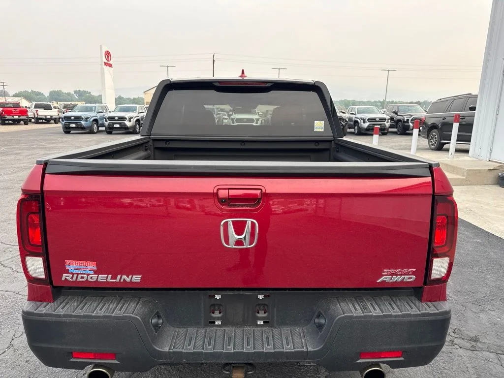 Used 2022 Radiant Red Metallic II Honda Sport image 4