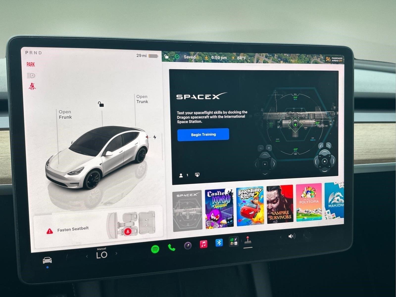Used 2022 Pearl White Multi-Coat Tesla Performance image 28