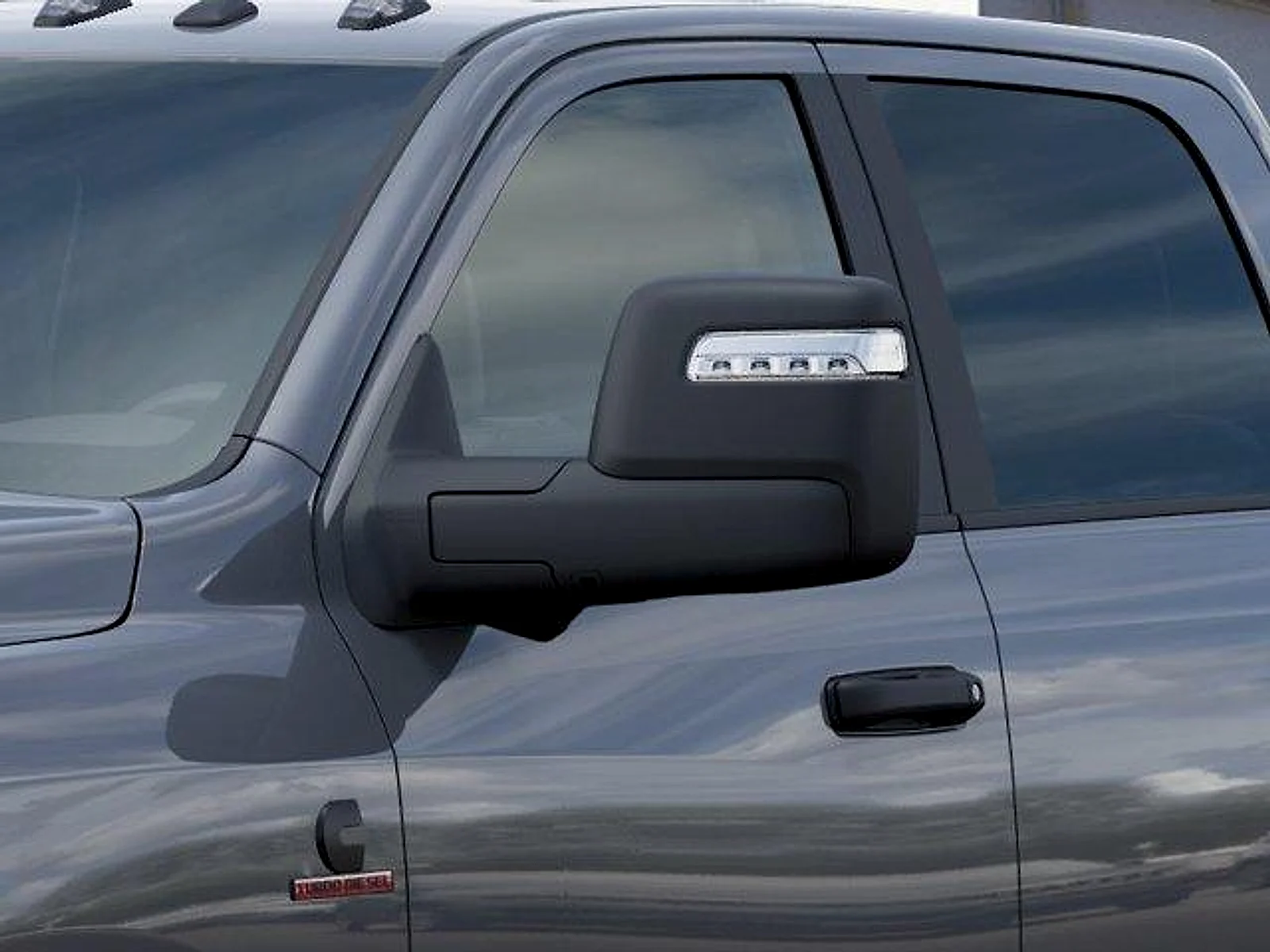 New 2027 Ceramic Gray Clear-Coat Exterior Paint RAM Big Horn 4x4 Crew Cab 6