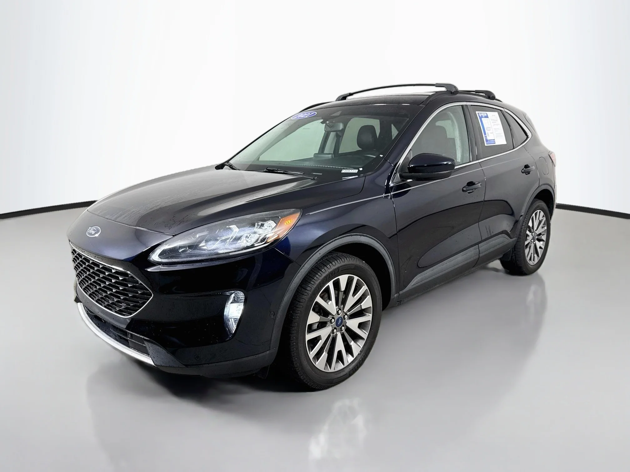 Used 2021 Antimatter Blue Metallic Ford Titanium image 8