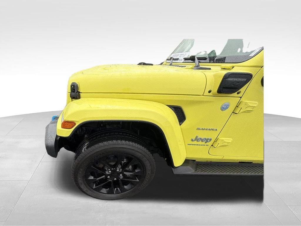 Used 2023 Yellow Jeep Sahara 4xe image 10