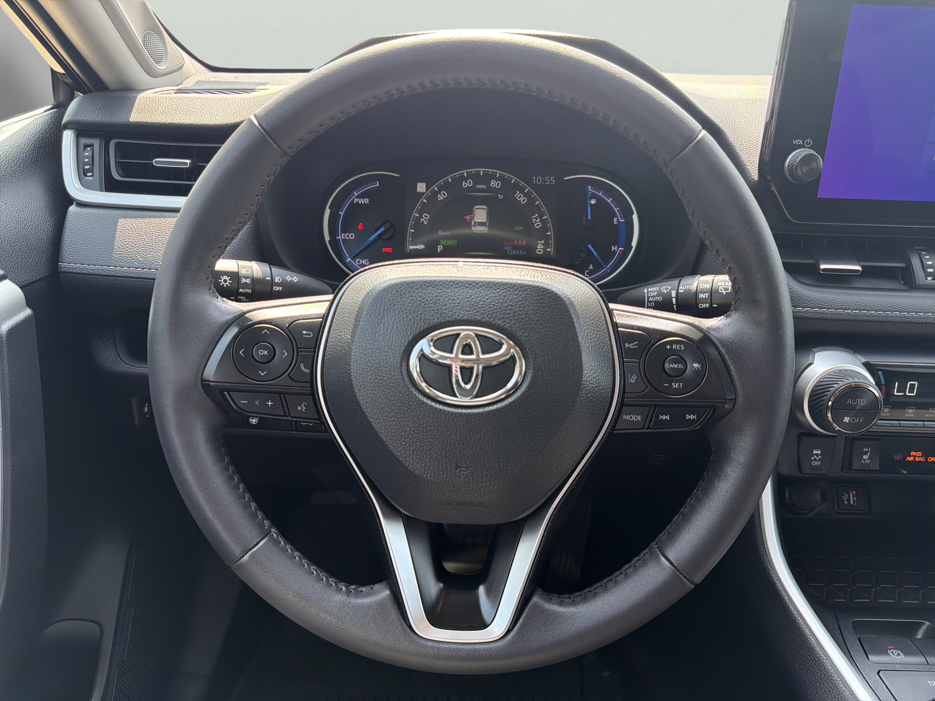 Certified Used 2025 Black Toyota Hybrid XLE Premium image 18