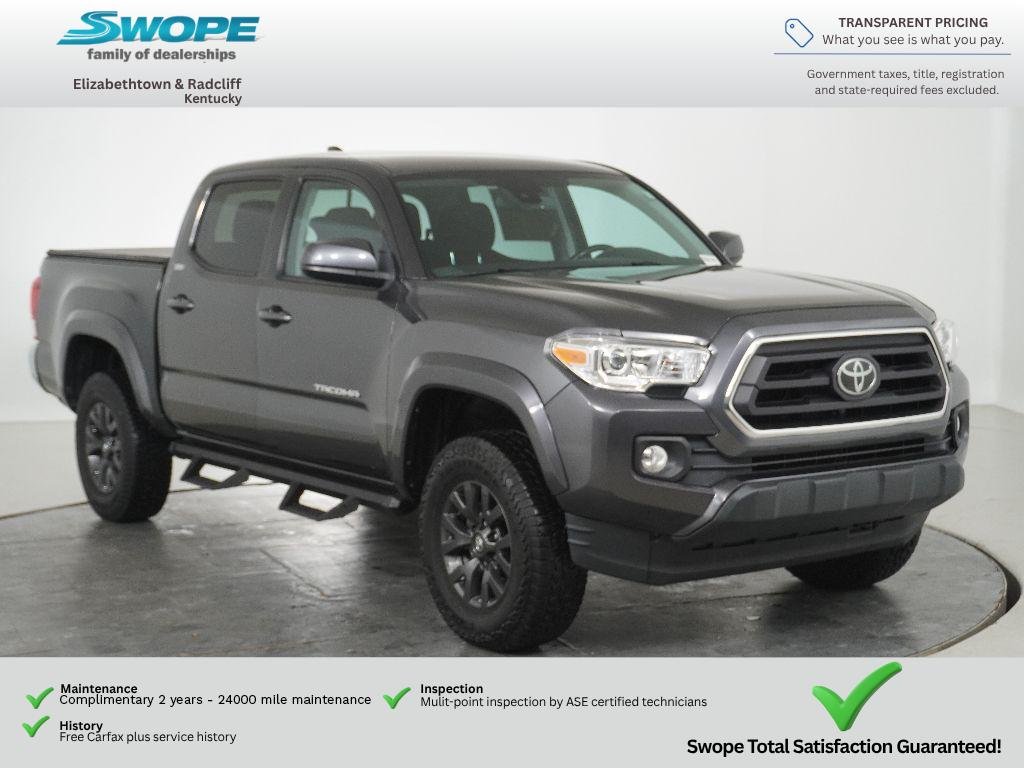 Used 2021 Magnetic Gray Metallic Toyota SR5 image 1