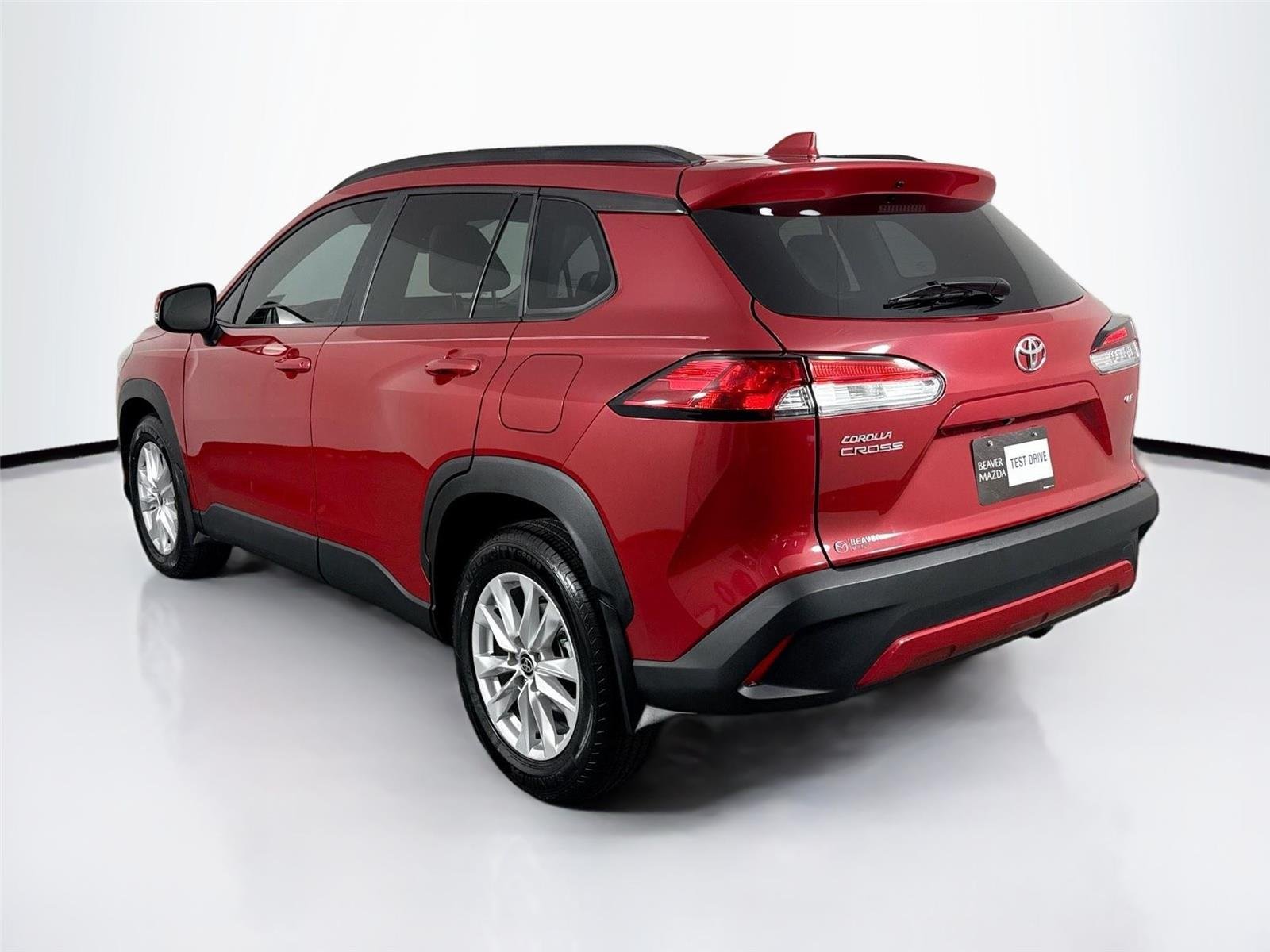 Used 2024 Barcelona Red Metallic Toyota LE image 12