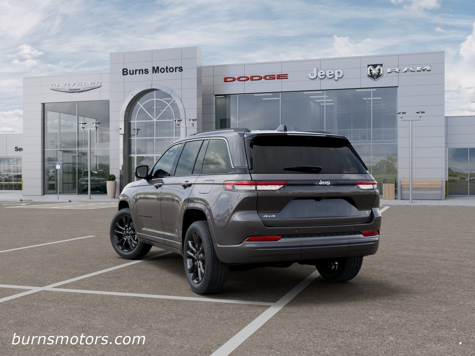 New 2026 Baltic Gray Metallic Clear-Coat Exterior Paint Jeep Limited Reserve BLACKOUT image 3