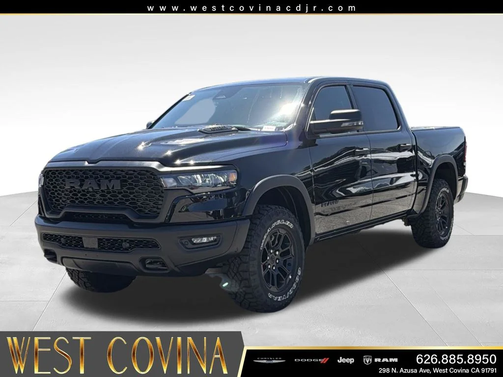 New 2026 Diamond Black Crystal Pearl-Coat Exterior Paint RAM Rebel image 1