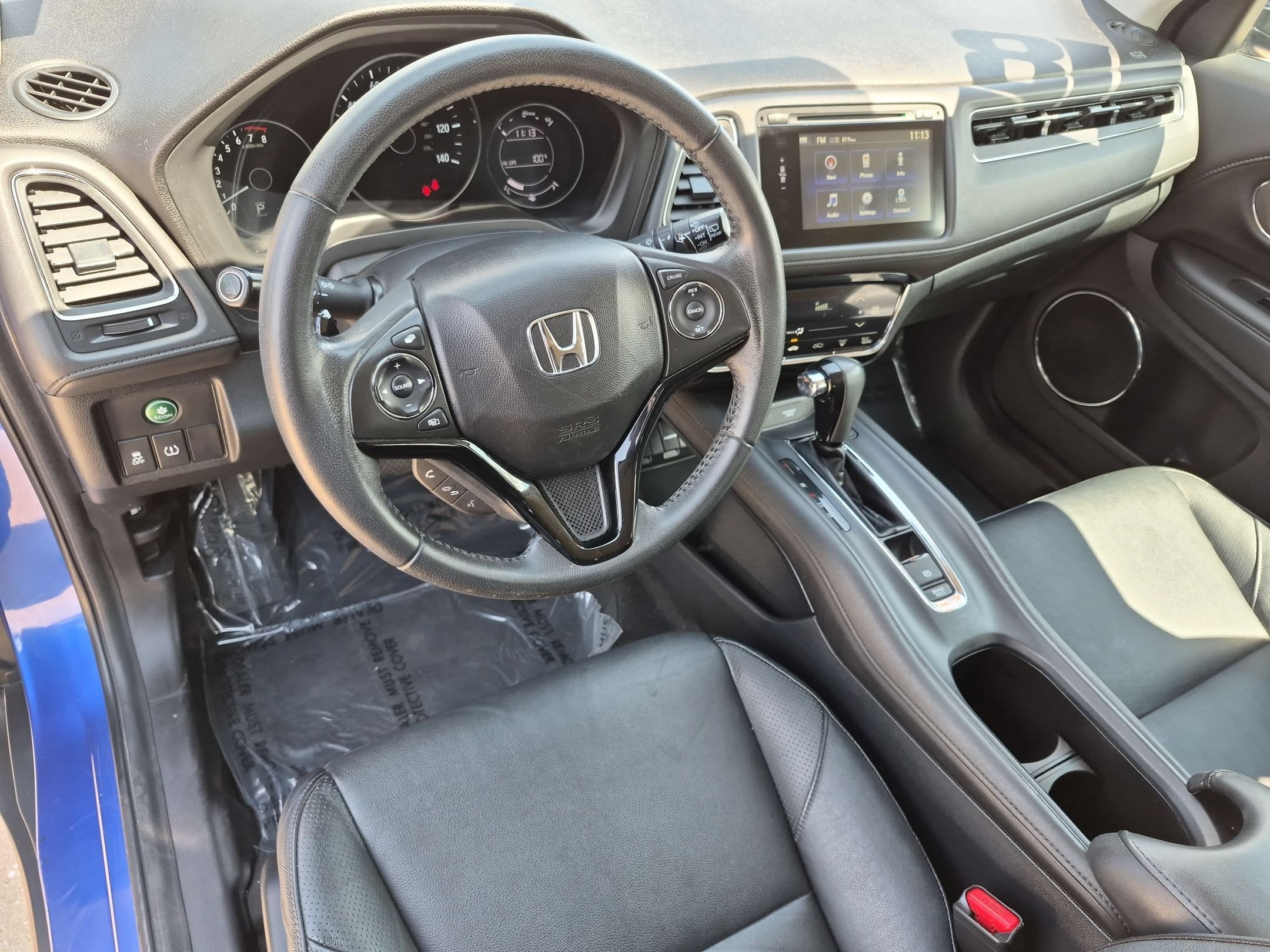 Used 2018 Aegean Blue Metallic Honda EX-L AWD w/ Navigation image 11