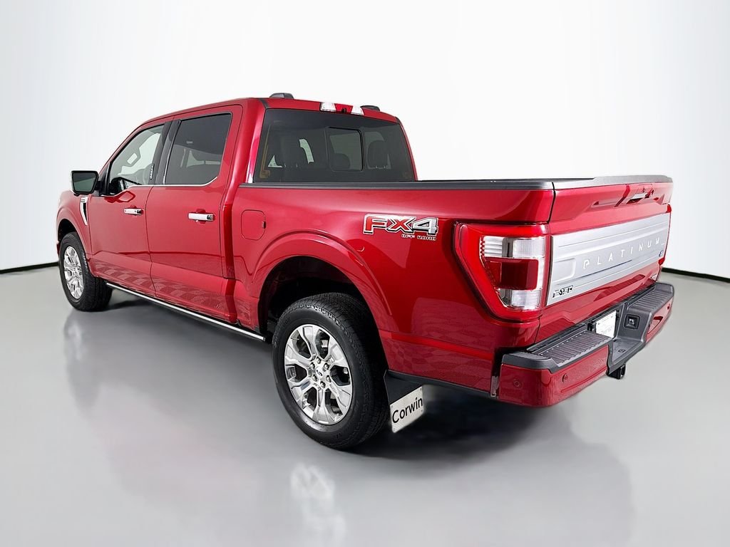 Used 2022 Red Ford Platinum image 3