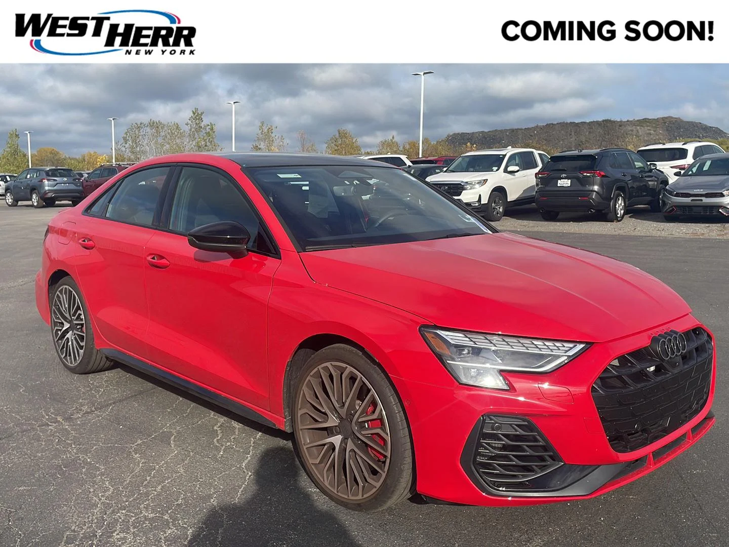 Used 2026 Progressive Red Metallic Audi  image 1