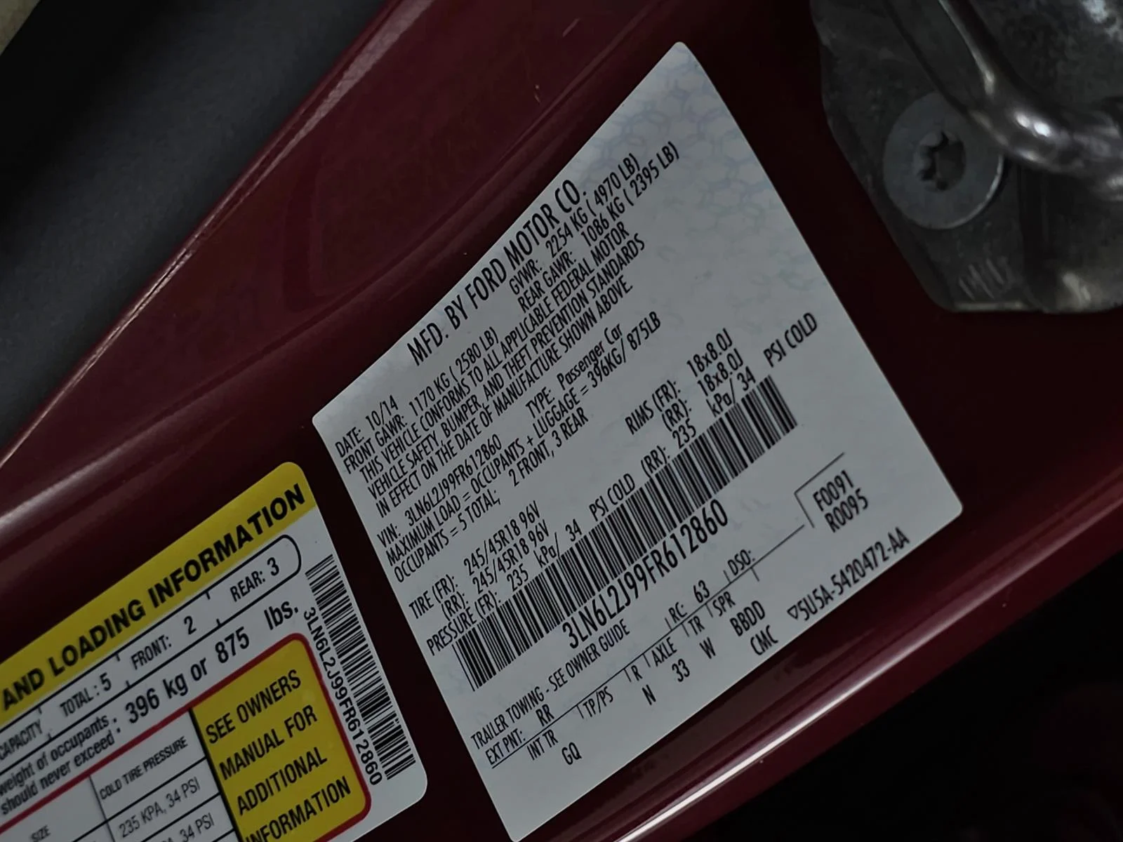 Used 2015 Red Lincoln  image 30