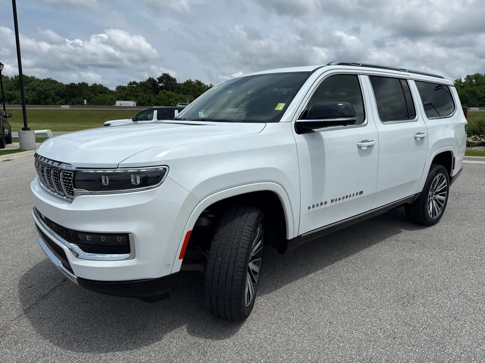 Used 2024 Bright White Clearcoat Jeep Series III image 4