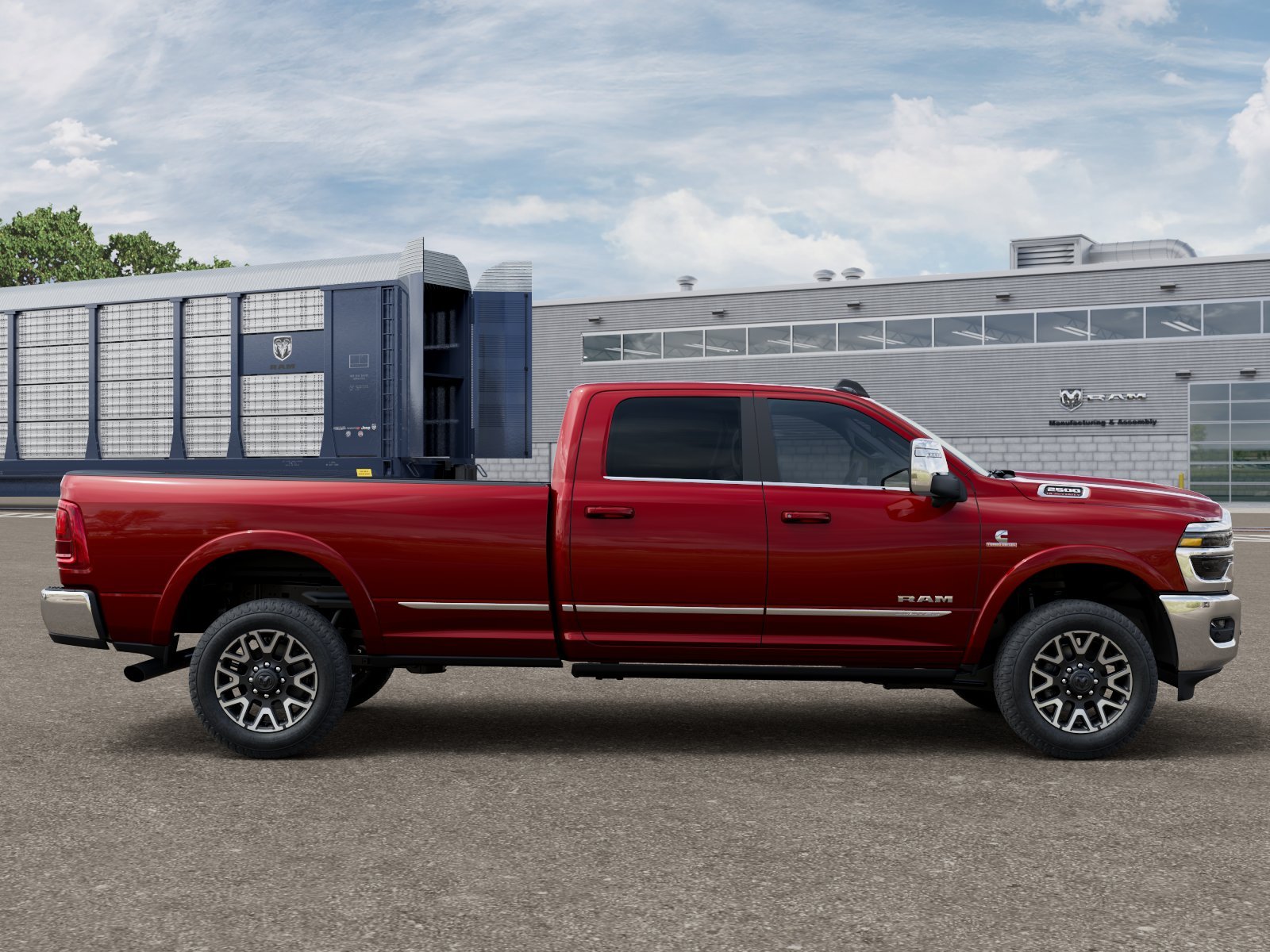 New 2027 Molten Red Pearl-Coat Exterior Paint RAM Limited image 12