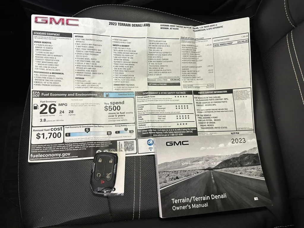 Certified Used 2023 Ebony Twilight Metallic GMC Denali image 4