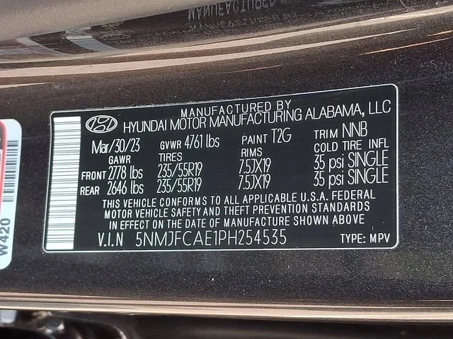 Used 2023 Gray Hyundai SEL image 28
