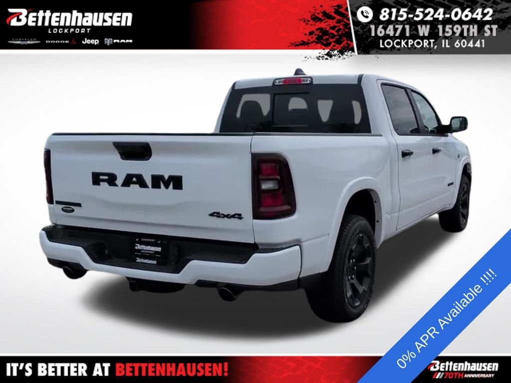 New 2026 Bright White Clear-Coat Exterior Paint RAM Big Horn image 5