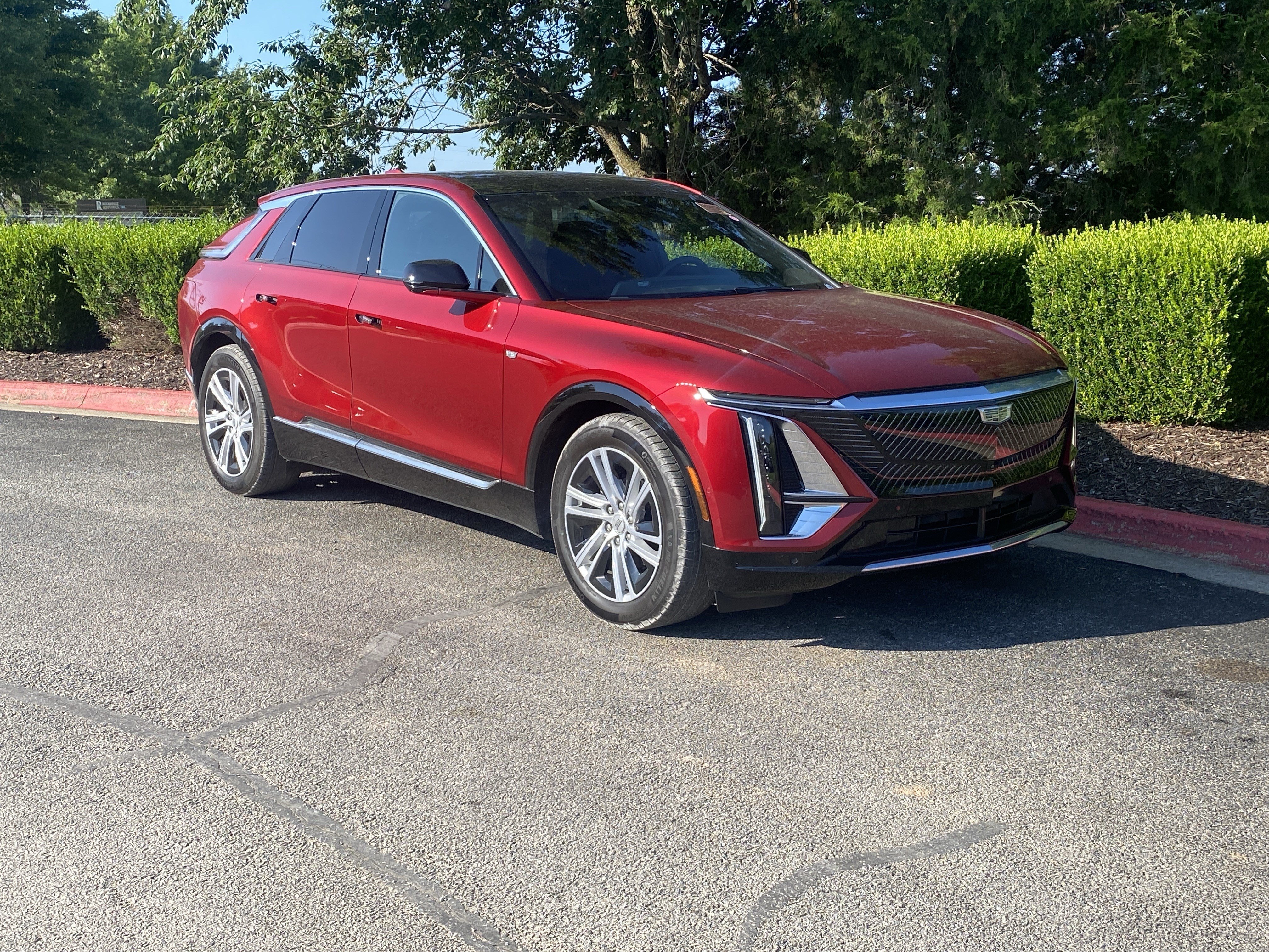 Certified Used 2024 Radiant Red Tintcoat Cadillac Tech image 3