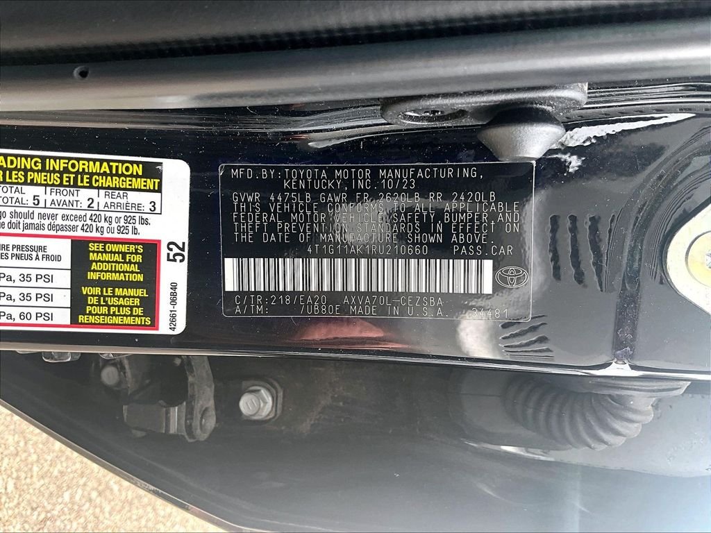 Used 2024 Black Toyota SE image 9