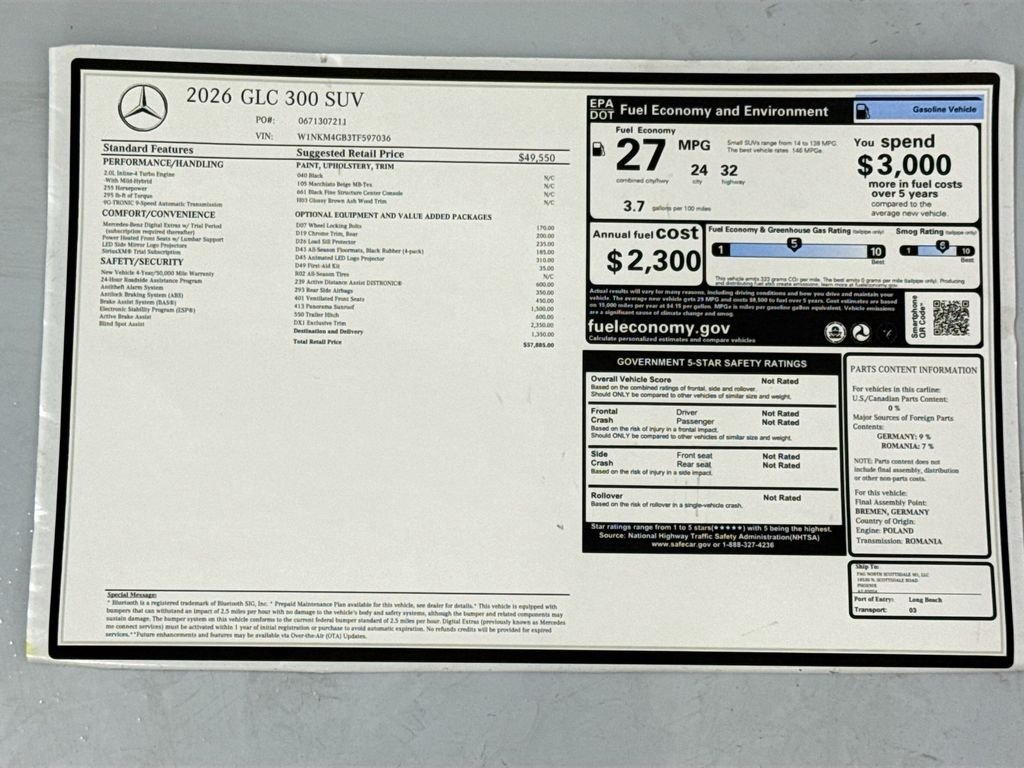 New 2026 Black Mercedes-Benz GLC 300 image 9
