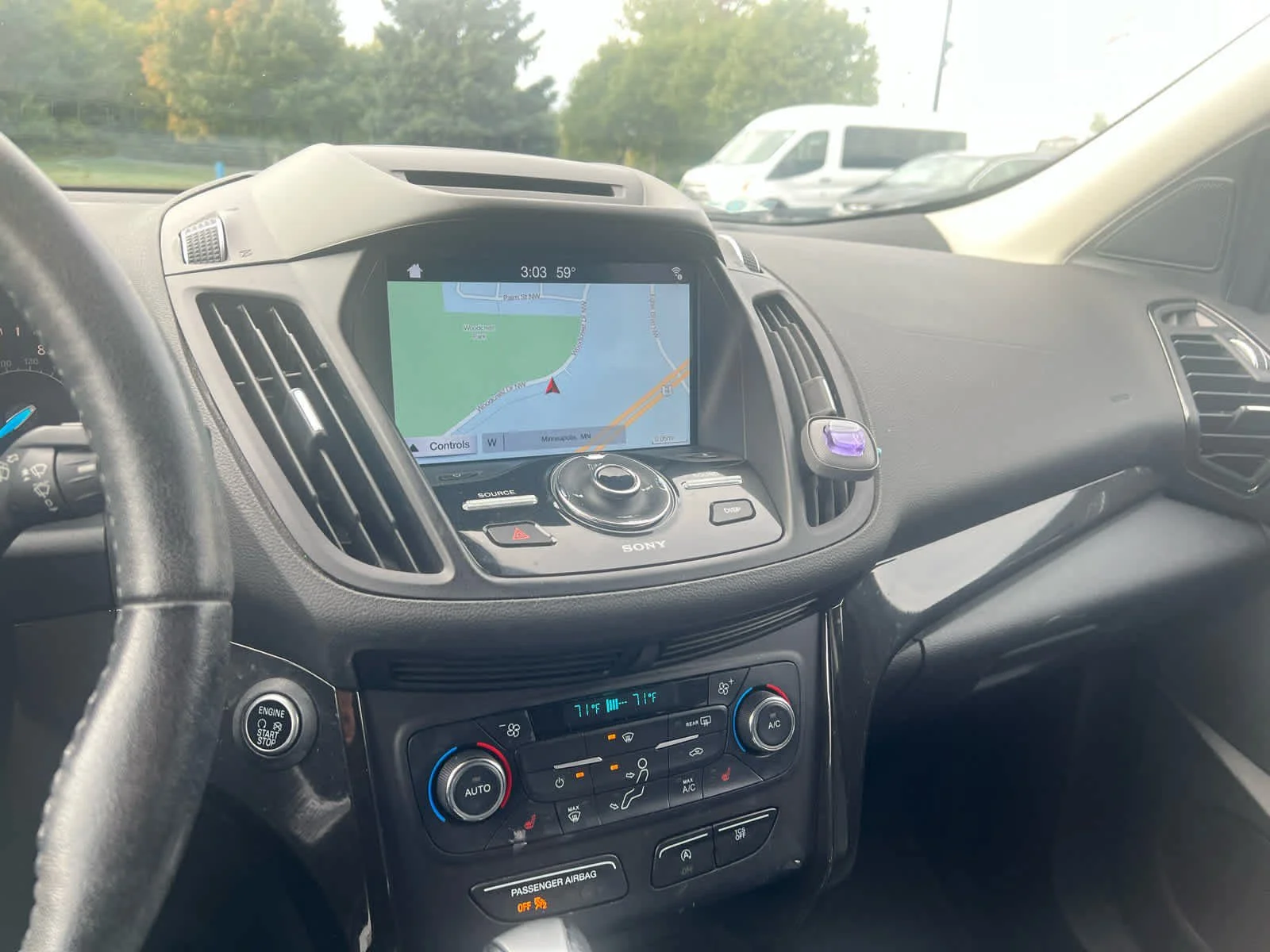 Used 2017 Magnetic Metallic Ford Titanium image 9