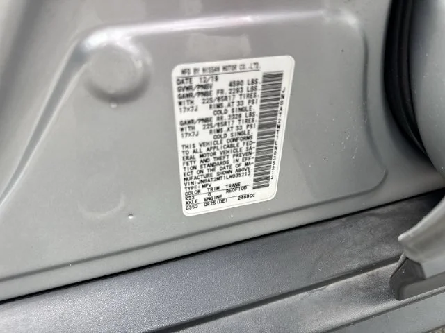 Used 2020 Silver Nissan SV image 34