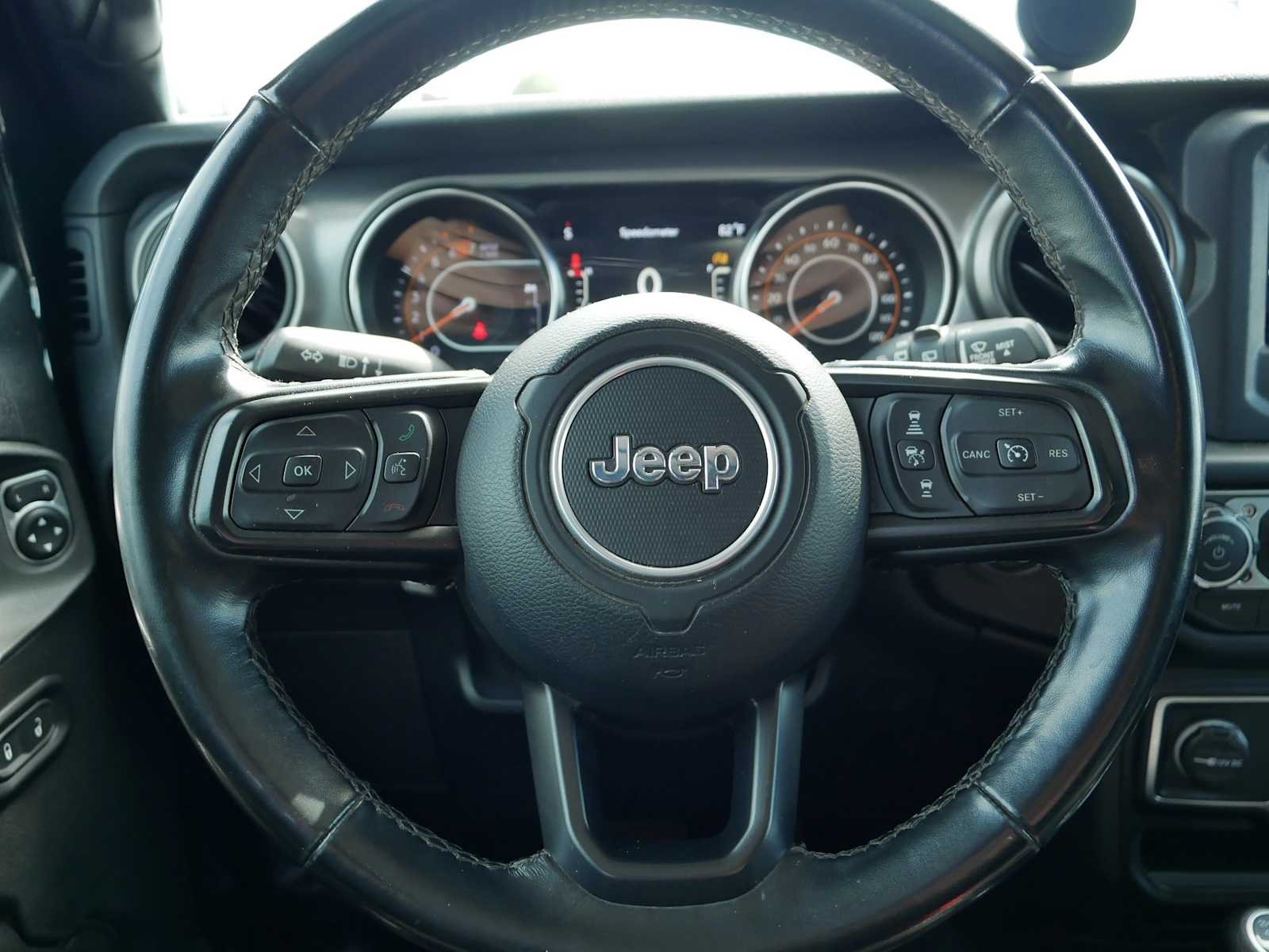 Used 2021 Black Clearcoat Jeep Unlimited Willys image 19