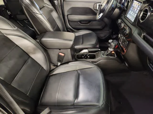 Used 2021 Black Clearcoat Jeep Unlimited Sahara Altitude image 3