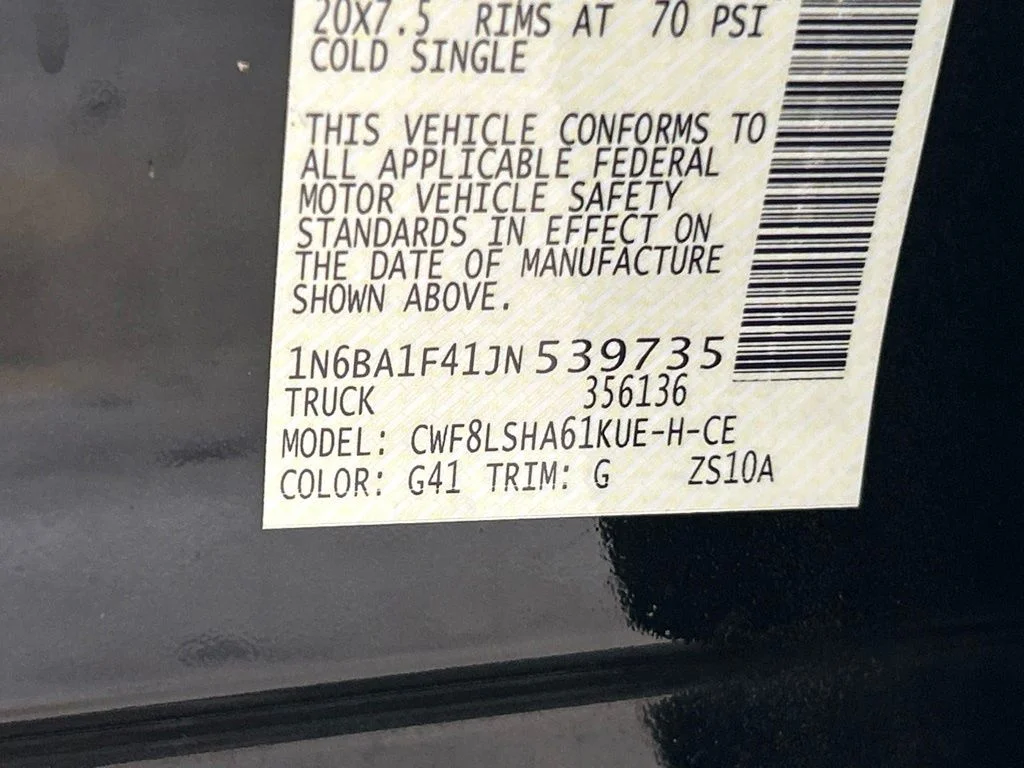 Used 2018 Black Nissan SV image 43
