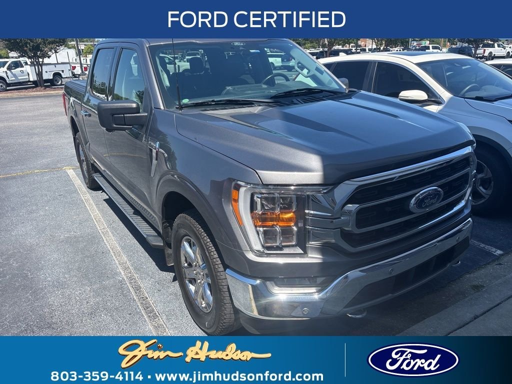 Used 2021 Gray Ford XLT image 1