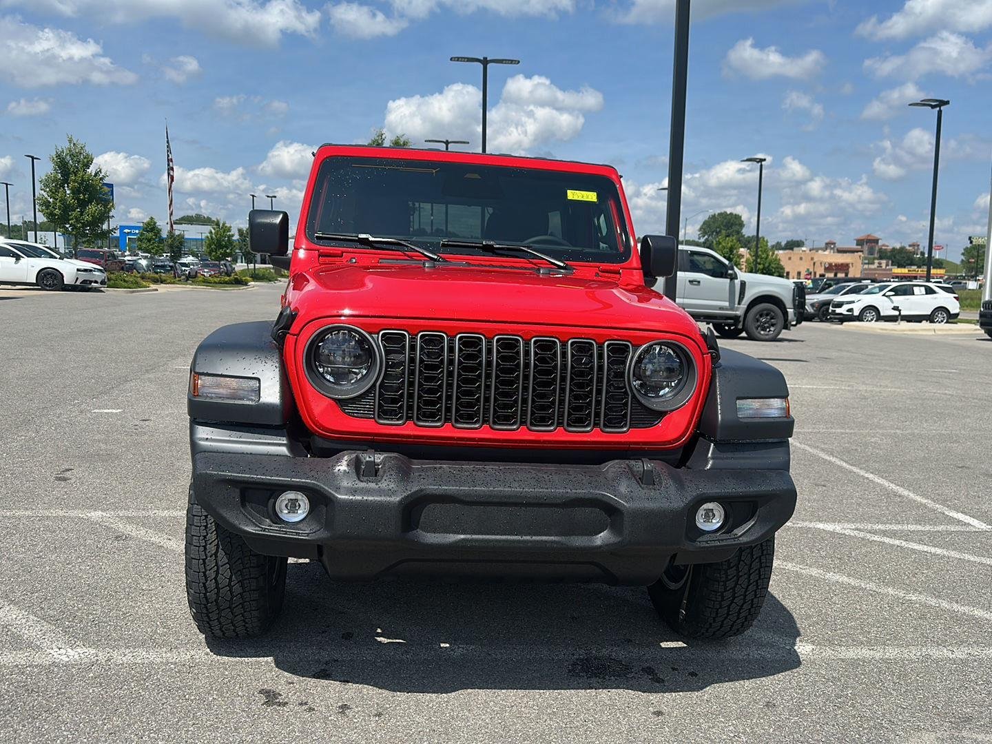 New 2026 Firecracker Red Clear-Coat Exterior Paint Jeep Sport S image 6