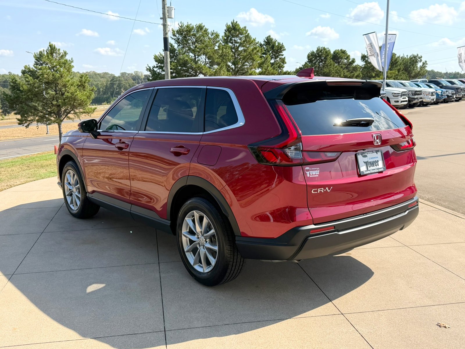 Certified Used 2026 Radiant Red Metallic Honda EX image 4