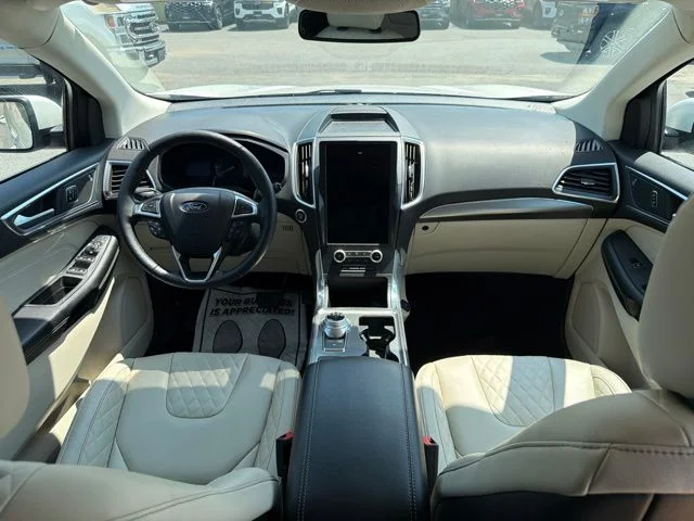 Used 2023 White Metallic Ford Titanium image 83